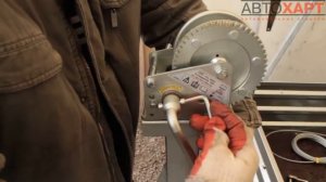 установка лебедки на бортовой прицеп