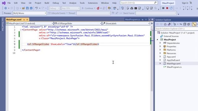 Getting Started with the .NET MAUI Range Slider смотреть онлайн