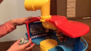 Paw patrol / Щенячий патруль, распаковка игрушек, база щенячьего патруля, распаковка щенячьего