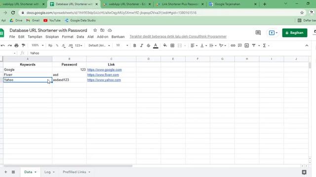 Google Apps Script - Login Form To Save And Access Different URL With Password смотреть онлайн