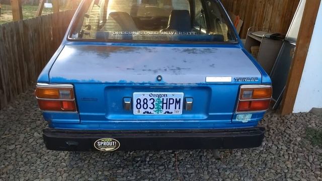Toyota Corolla Tercel classic car coming back to life 1981 drives like new смотреть онлайн