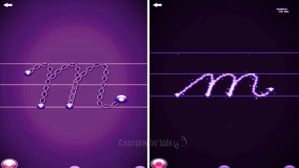 Cursive Alphabet Handwriting for Kids - Upper and Lowercase Letters with LetterSchool ABCDEFGH Vide