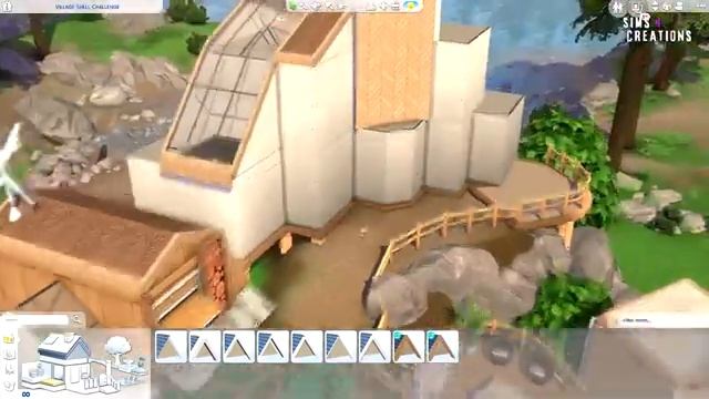 ECO COMMUNITY ?? #Sativille | THE SIMS 4 - Speed Build (NO CC) смотреть онлайн