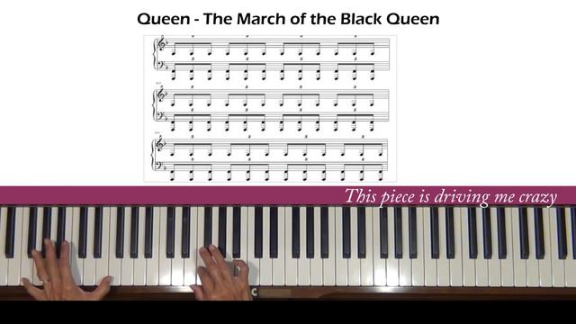 Queen The March of the Black Queen Piano Tutorial смотреть онлайн