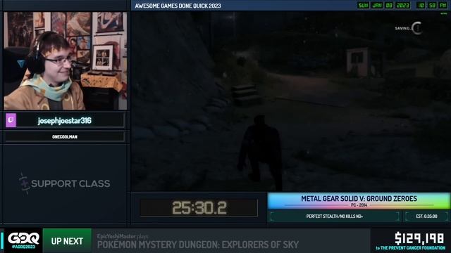 Metal Gear Solid V: Ground Zeroes by JosephJoestar316 in 32:02 - Awesome Games Done Quick 2023 смотреть онлайн