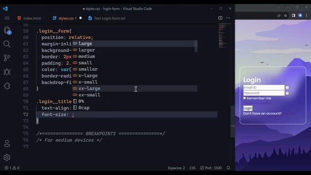 Login Form Using HTML & CSS смотреть онлайн