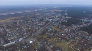 Юхнов с высоты птичьего полета.