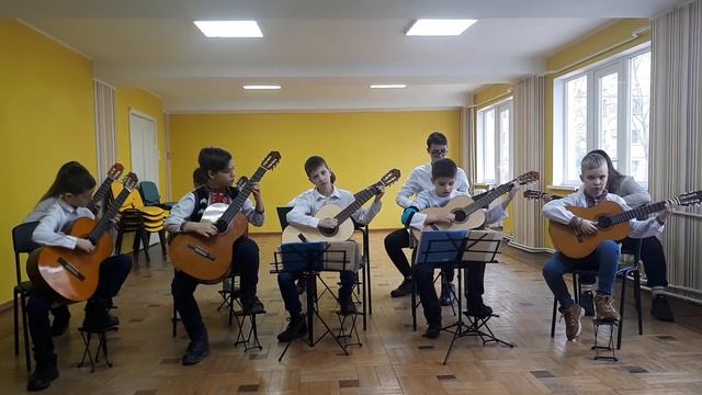 Ю.Могилюк "Український гаучо" Ансамбль гітаристів молодших класів Черкаської ДМШ-5 смотреть онлайн
