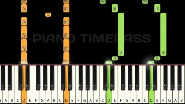 Terminator Theme 🔥 | Piano Tutorial | Piano Notes | Piano Online #pianotimepass #terminator #arnold