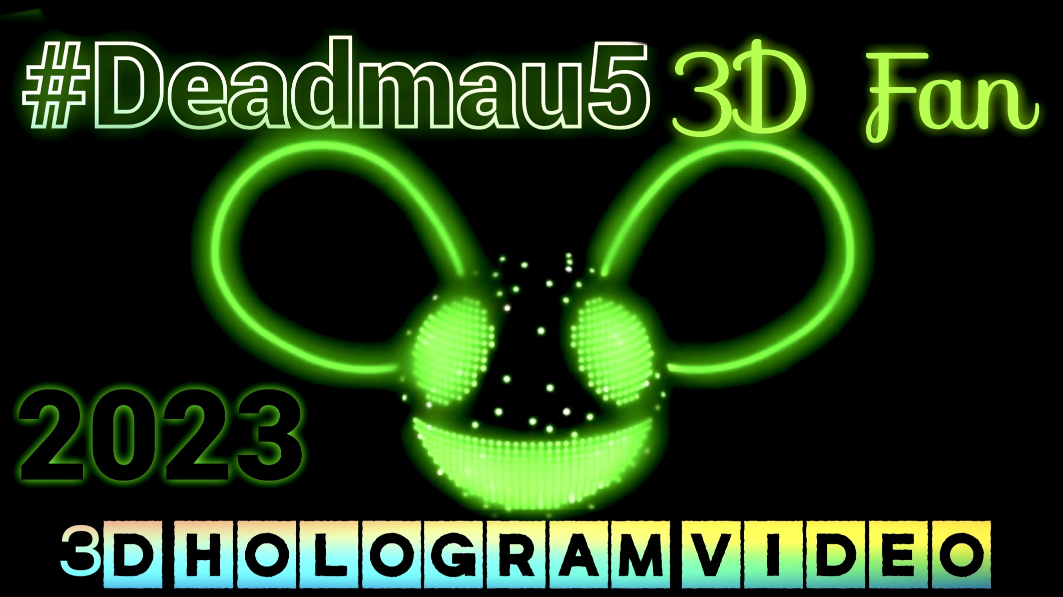 Deadmau5. Clockwork. 2023. 3D голограмма. Для 3D вентилятора. #3dhologramfan