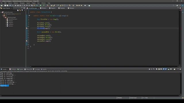 Java Tutorials - 38.1 Interfaces(cont.) смотреть онлайн