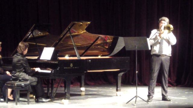 Pergolesi Sinfonia Trombone Jakob Katsnelson-piano,erkin Yusupov-trombone