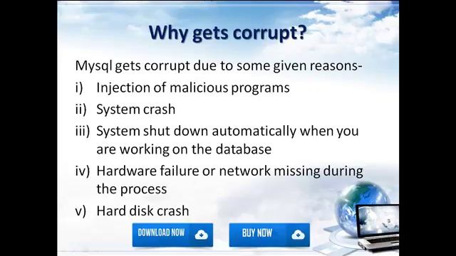 How to recover Mysql database смотреть онлайн