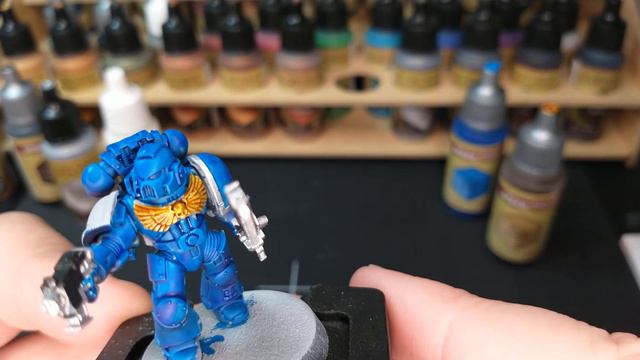 SpeedPainting An Ultramarine With The Army Painter SpeedPaint - Challenge Finale