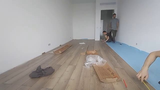 Laminat Terish. укладка ламината