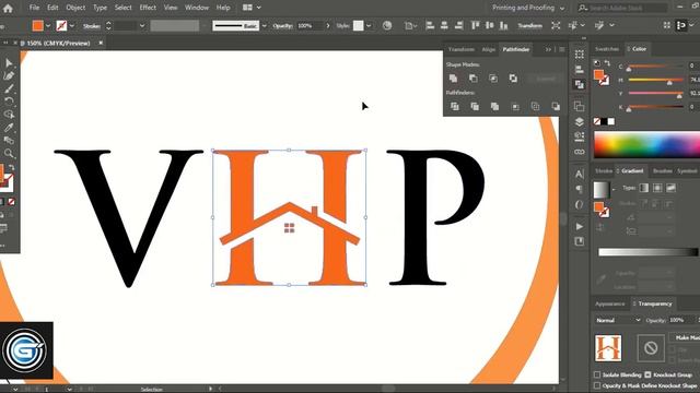 How To Make Logo Design In Illustrator And Give A 3d Look