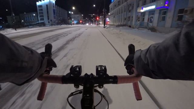 Gravel Bike #20 - Author Ronin - Winter Cycling - Ice Cream -29°C