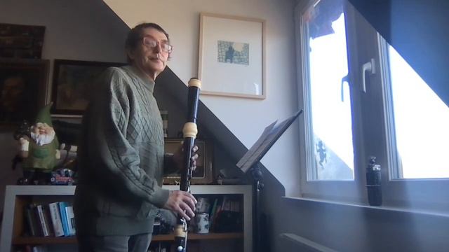 J. S. Bach, Partita BWV 1013, 4, Bourrée angloise, for bass recorder смотреть онлайн