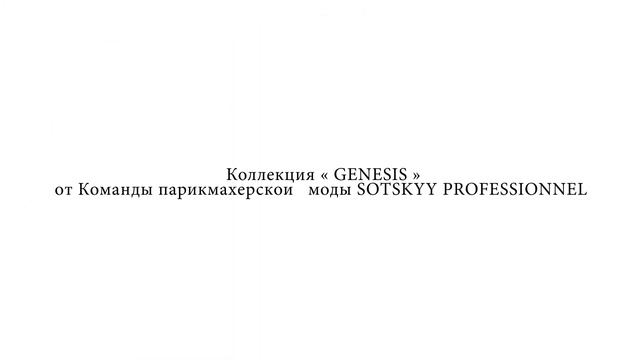 SOTSKYY PROFESSIONNEL - «GENESIS» смотреть онлайн