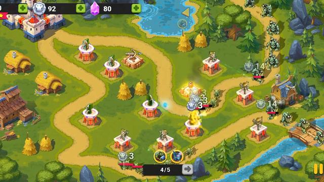 Toy Defense Fantasy 🕍 Tower Defense Game (Android Game) 🔔Forest of dangers 5 And 6🎈Gameplay 🎈 смотреть онлайн