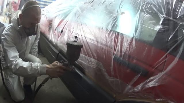 Восстановление внешнего пластика молдингов методом окрашивания смотреть онлайн