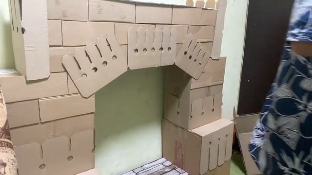 Первый стрим. Делаем новогодний камин из коробок смотреть онлайн