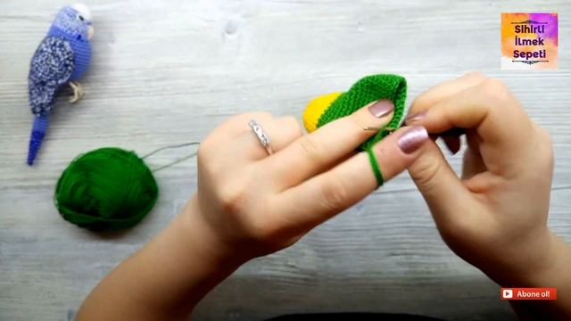 AMİGURUMİ MUHABBET KUŞU / AMİGURUMİ BİRD /AMİGURUMİ BUDGİE FREE PATTERN