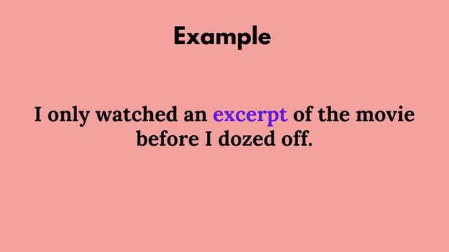 Excerpt | Excerpt Meaning | Pronunciation of Excerpt | Excerpt – English Word of the Day смотреть онлайн