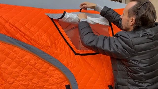 Зимняя палатка-баня куб MirCamping 2017 New