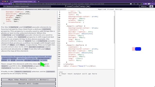 Create a More Complex Shape Using CSS and HTML смотреть онлайн