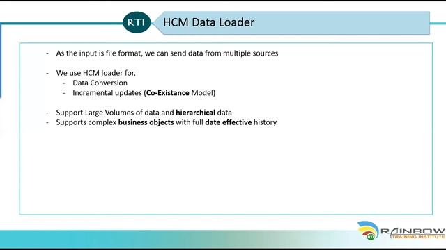 Oracle Fusion HCM Data Loader overview смотреть онлайн