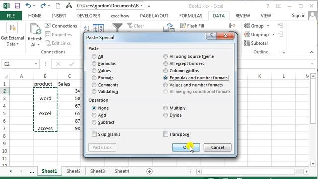 How To Copy And Paste Merged Cells into Single Cells Excel 2013/2016 смотреть онлайн
