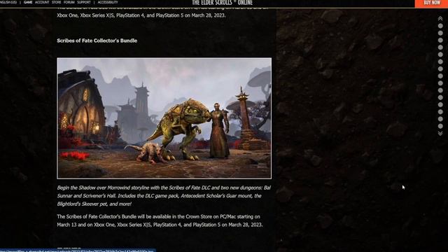 ESO - Crown Store Showcase for March 2023 in The Elder Scrolls Online смотреть онлайн