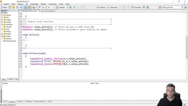 Como usar Dados de Vários Ativos no Expert Advisor | MetaTrader 5 | MQL5 смотреть онлайн