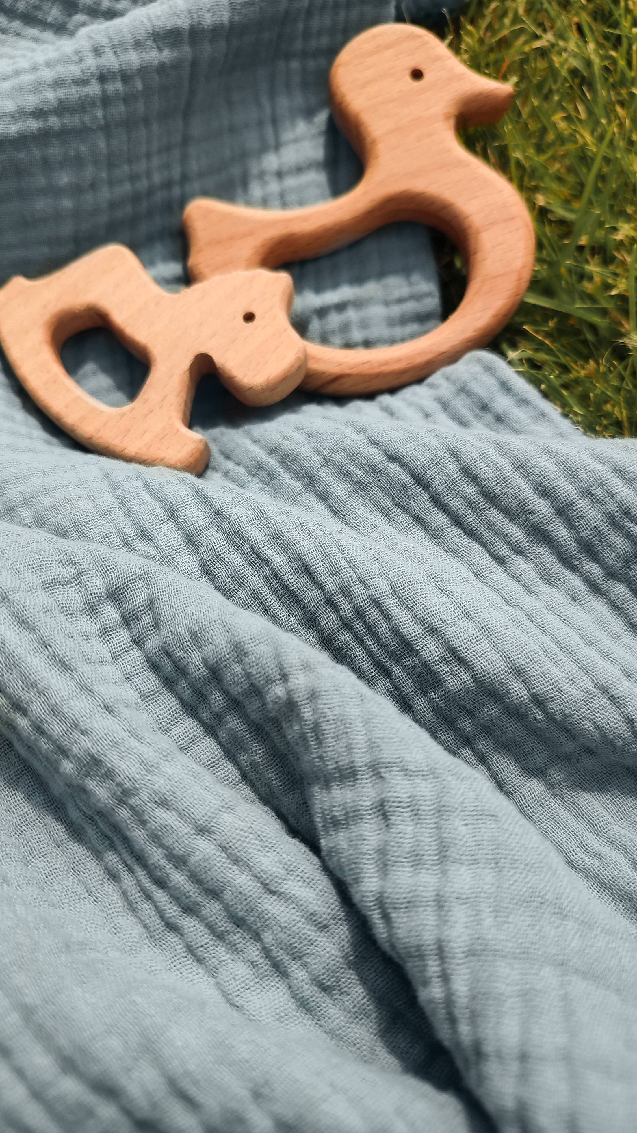 Детская муслиновая пеленка Perina в цвете “Аквамарин”