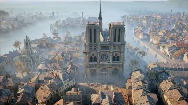 Assassins Creed Unity Free Roam Notre Dame Gameplay, Ezio Costume смотреть онлайн
