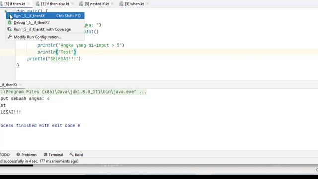 Struktur Pencabangan pada KOTLIN смотреть онлайн