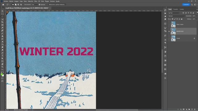 COMO Borrar texto de una imagen en photoshop 2022 / 3 TÉCNICAS смотреть онлайн