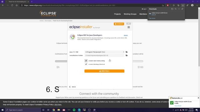 How to install Eclipse IDE for java on a windows 10 computer смотреть онлайн