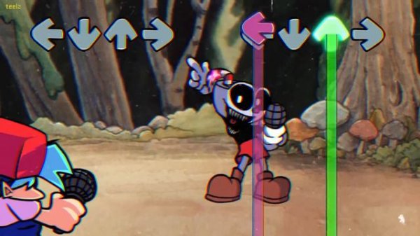 FNF Character Test | Gameplay VS Playground Mod: Cuphead (All Characters)