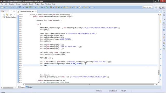 Tutoriel Java GUI #22 : Créer Tableau dans Document Pdf - Darija смотреть онлайн