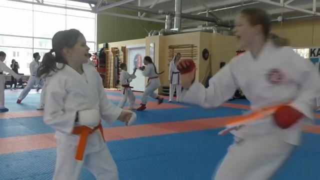 Семинар по спортивному кумитэ Мастера Спорта России по Каратэ Александры Лиджиевой..mp4 смотреть онлайн