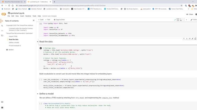 Using Google's Tensorflow Recommenders (TFRS) смотреть онлайн