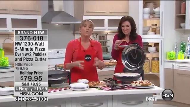 NW 1200W Pizza Oven with Paddles and Pizza Cutter смотреть онлайн