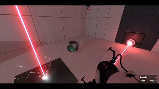 Portal 2: Triple Lasers [WORLD RECORD: 0 PORTALS] смотреть онлайн