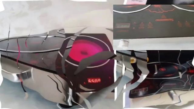 Электрическая плита Crownberg CB-1327 настольная инфракрасная 2 конфорки по 2000 Вт купить на torg2 смотреть онлайн