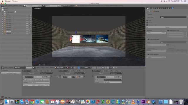 Blender Game Engine - Linking Scenes Tutorial смотреть онлайн