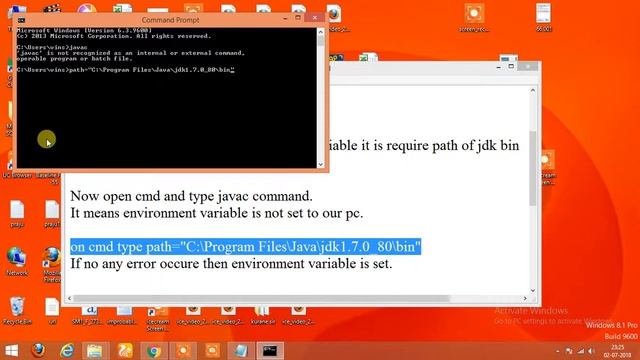 How to set java environment variable смотреть онлайн