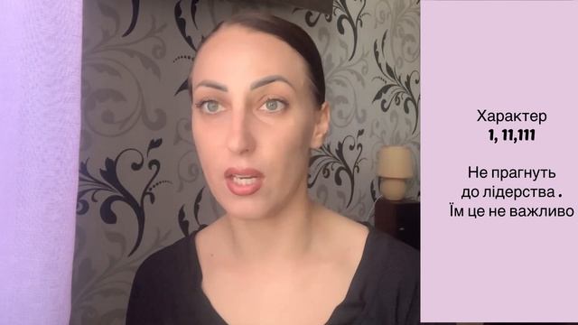 Квадрат Пифагора. Сектор Характер 1, 11, 111, 1111, 11111, 111111/+