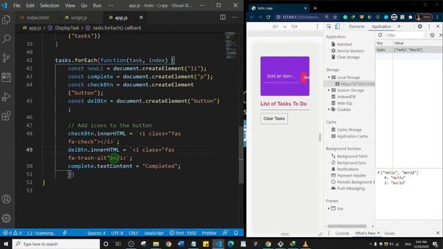 Javascript Local Storage Crash Course смотреть онлайн